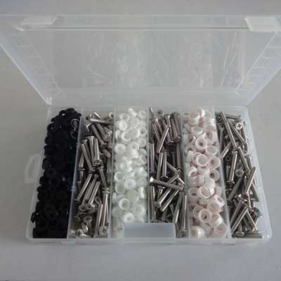 plastic storage boxes for screws and cover