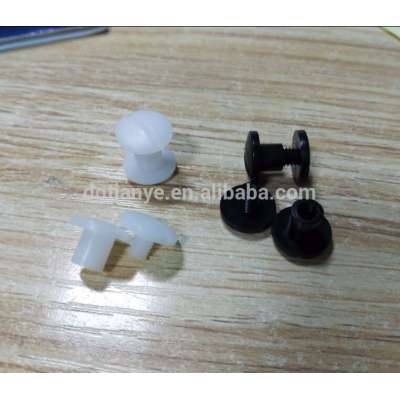 Plastic screw post binders/ plastic clip for book